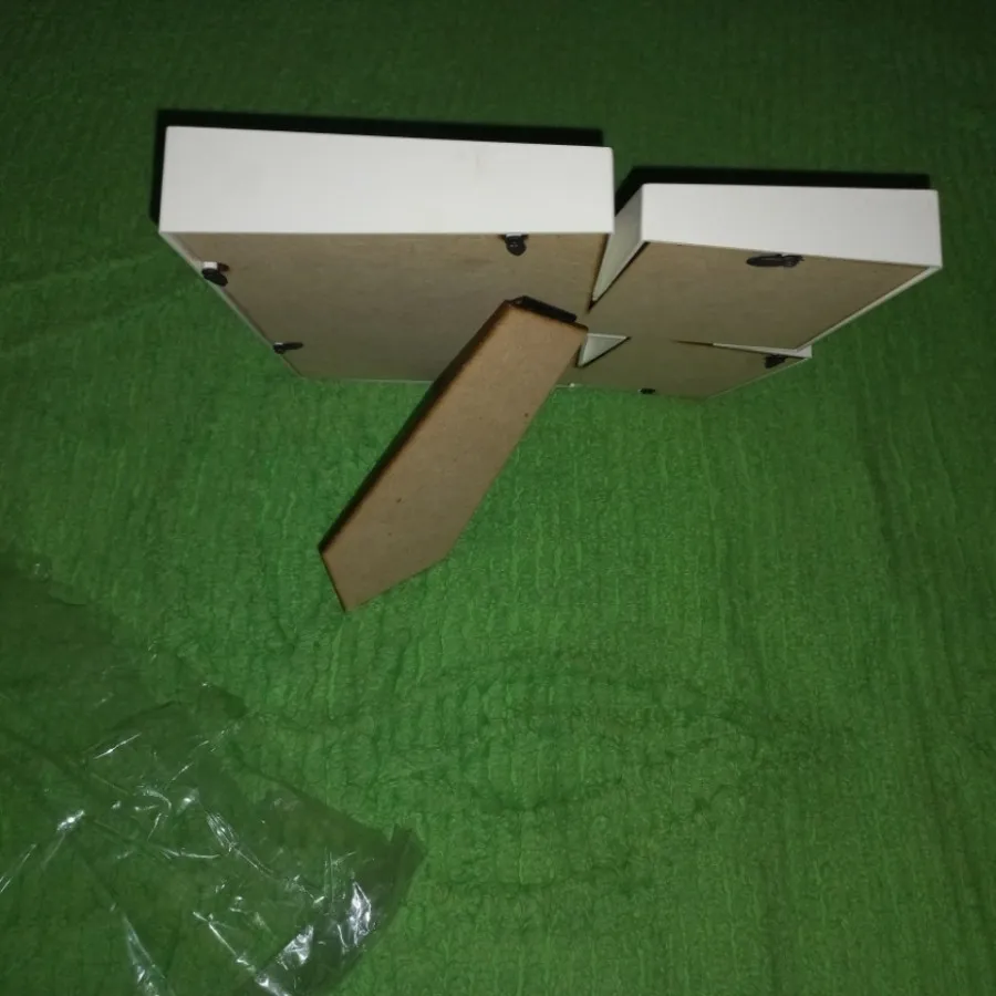 قاب عکس رومیزی سفید 3تایی