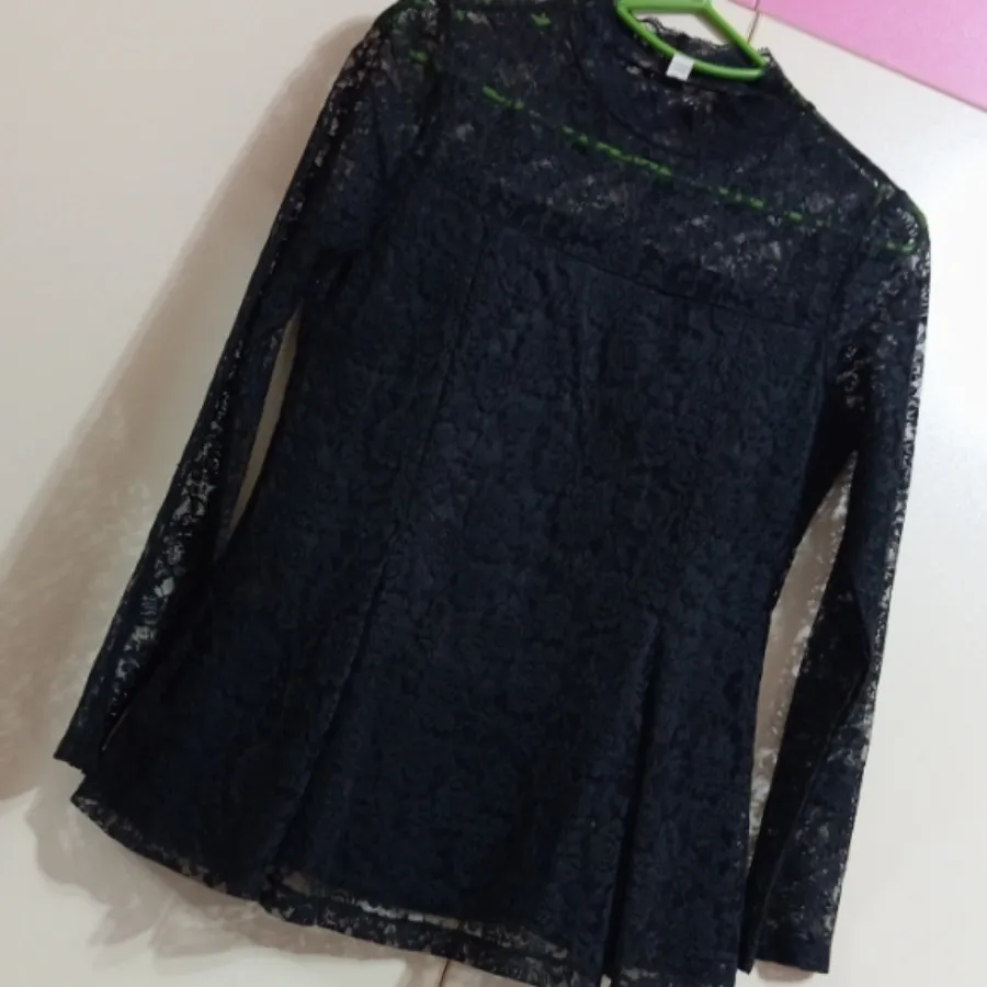 شومیز گیپور مشکی