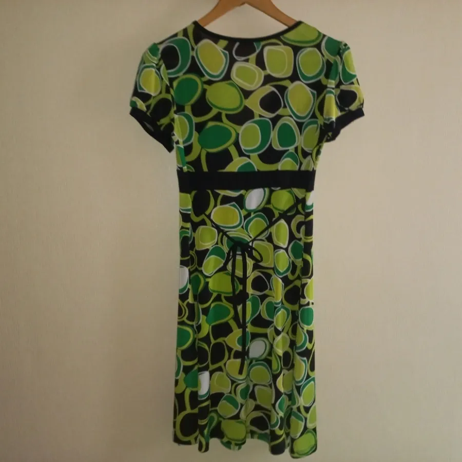 پیراهن زنانه سبز ریون