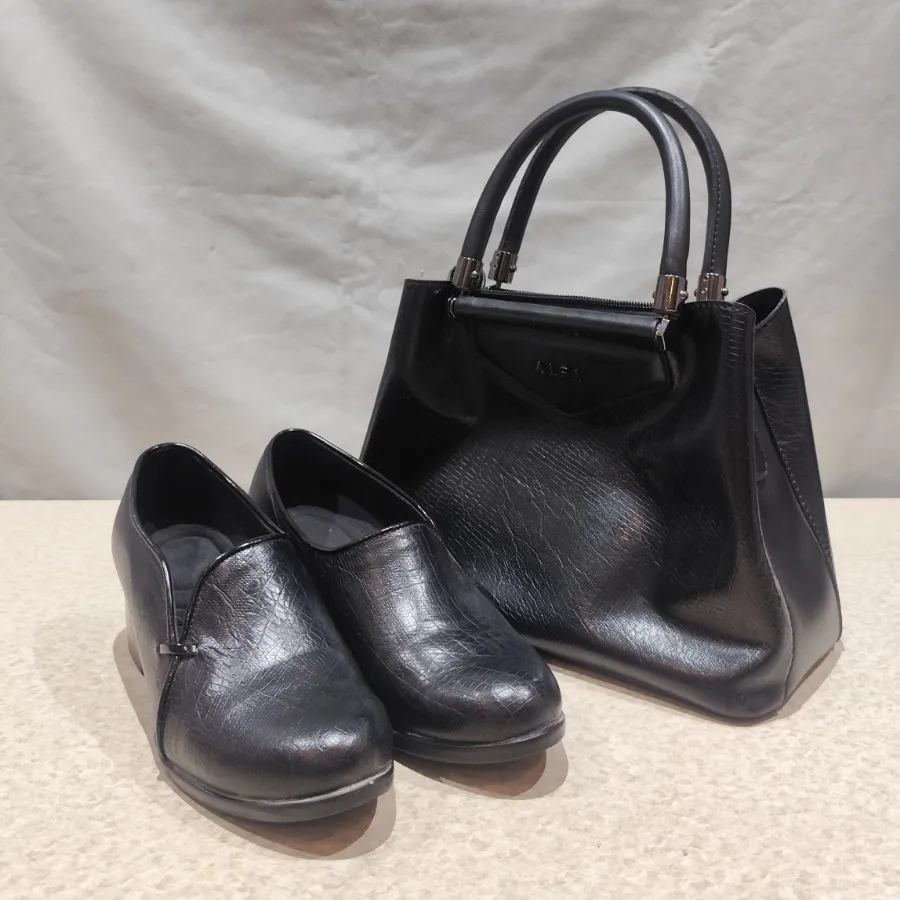 کیف و کفش ست طرح چرم