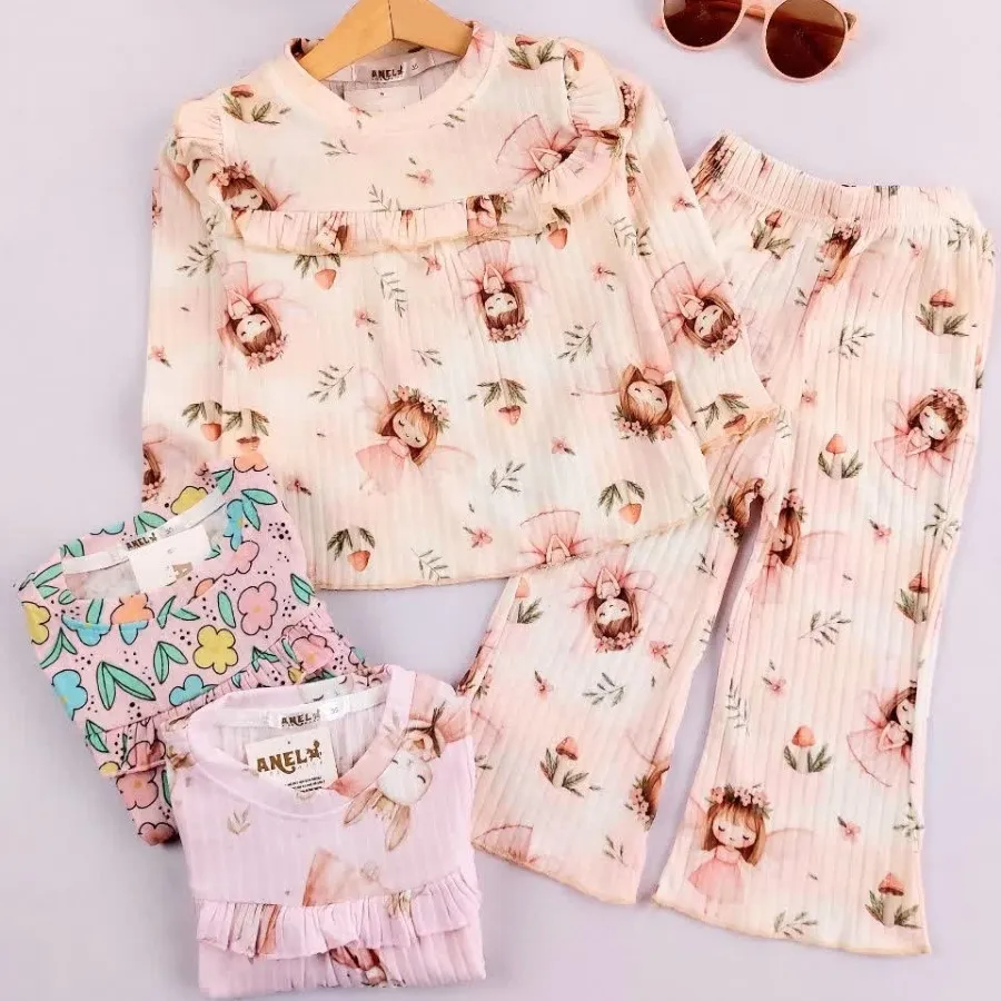 بلوز شلوار چیندار تمام چا