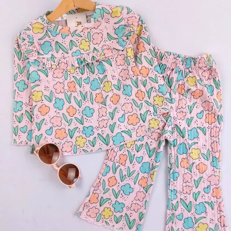 بلوز شلوار چیندار تمام چا