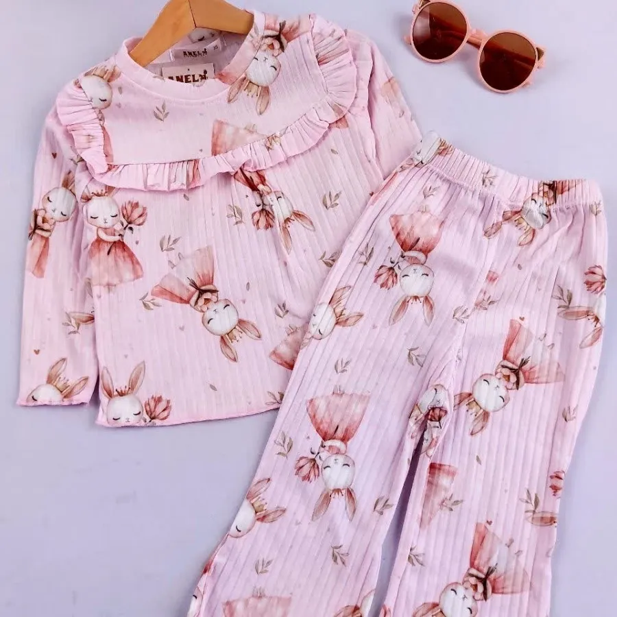 بلوز شلوار چیندار تمام چا