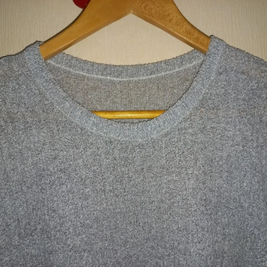 بلوز بافت بوکله طوسی