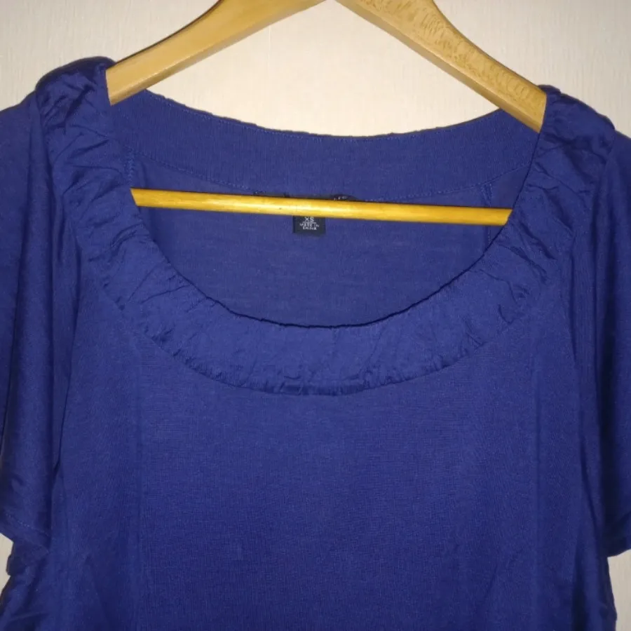 بلوز آستین کلوش کاربنی