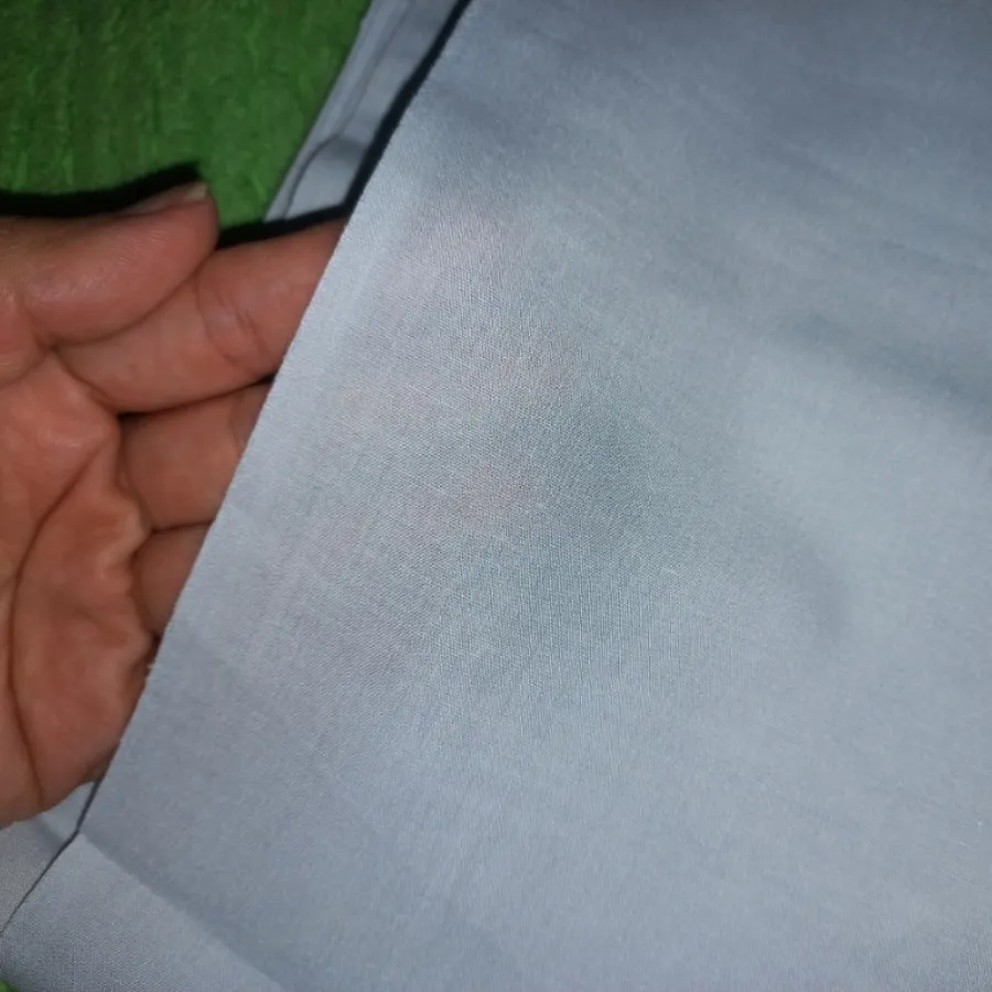 پارچه نخی آبی طوسی