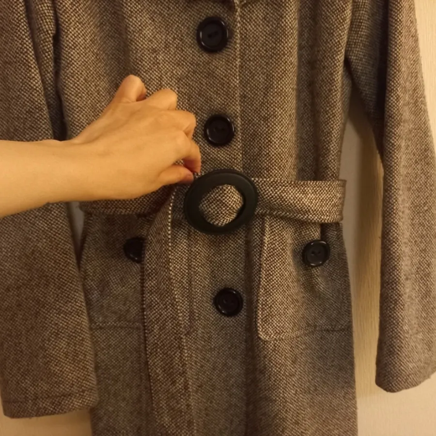 پالتو زنانه ترک قهوه ای