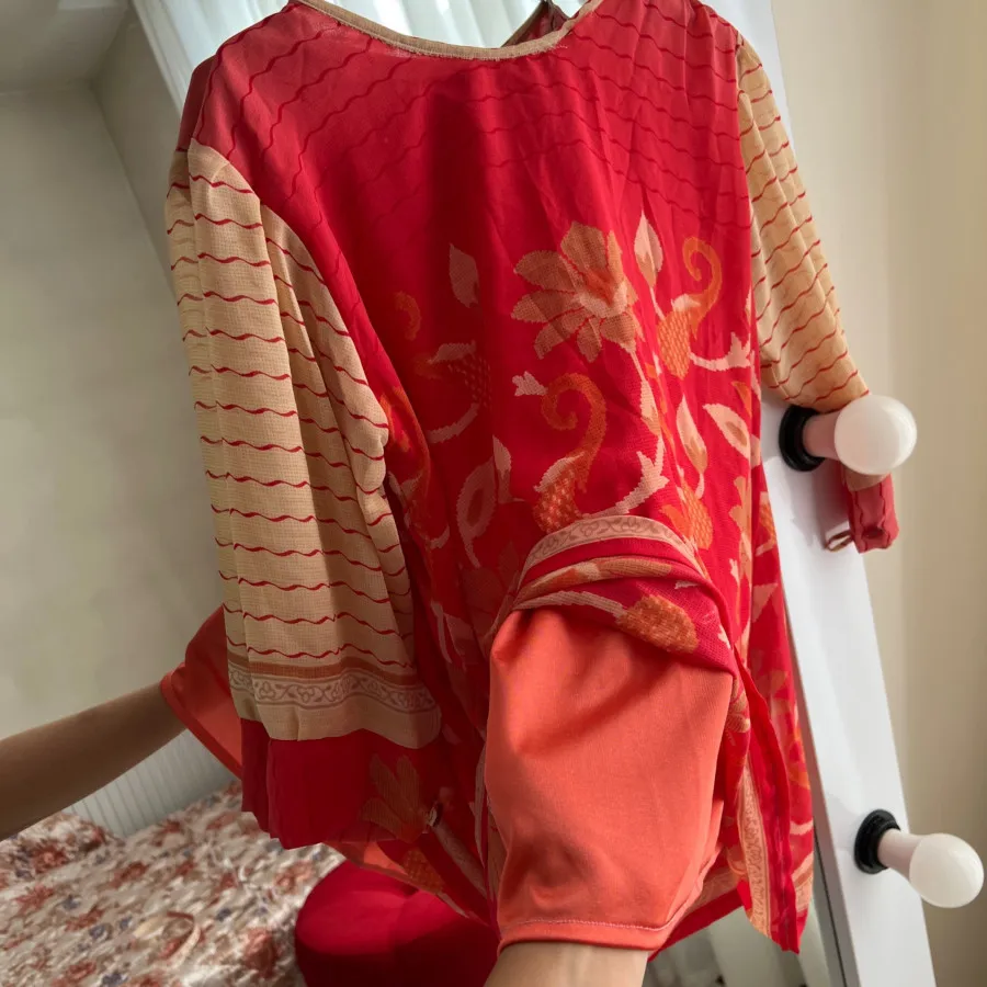 شومیز حریر آستر دار