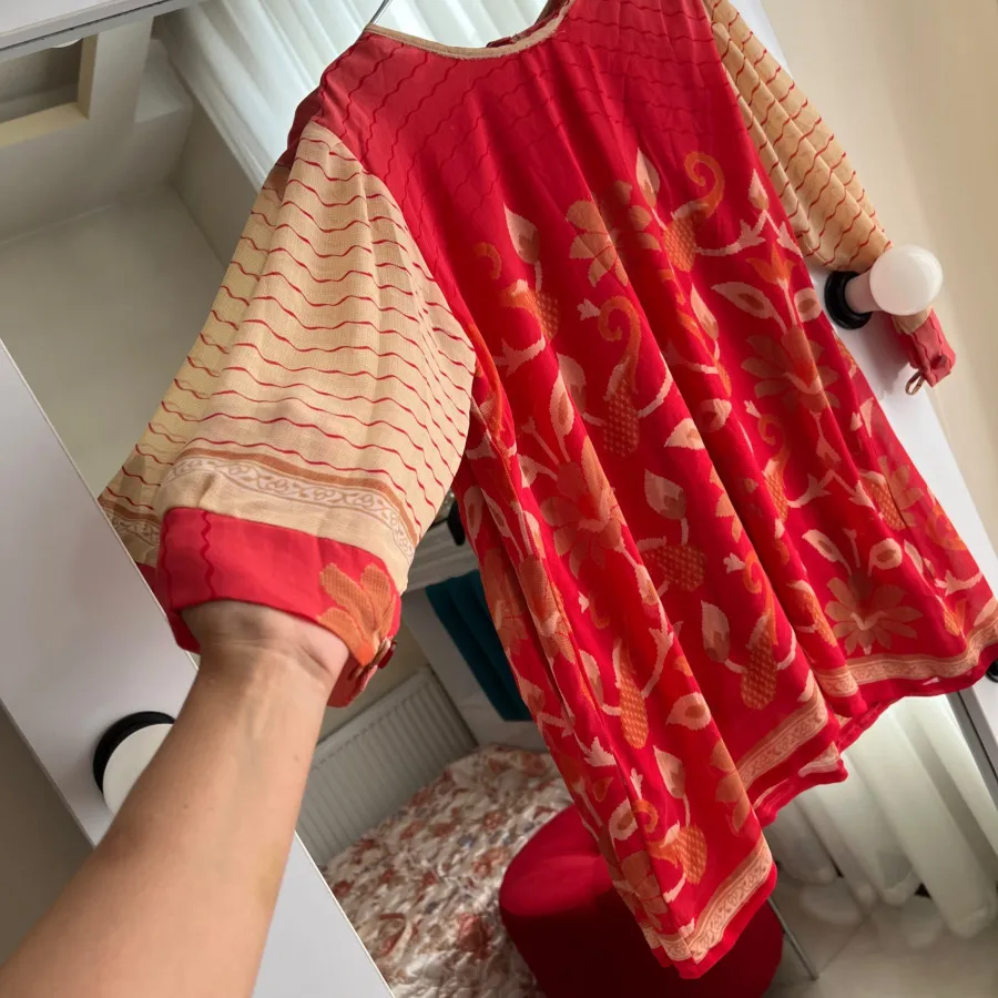 شومیز حریر آستر دار