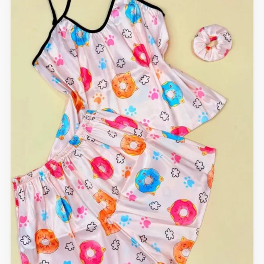 تاپ شورتک ساتن کیوت