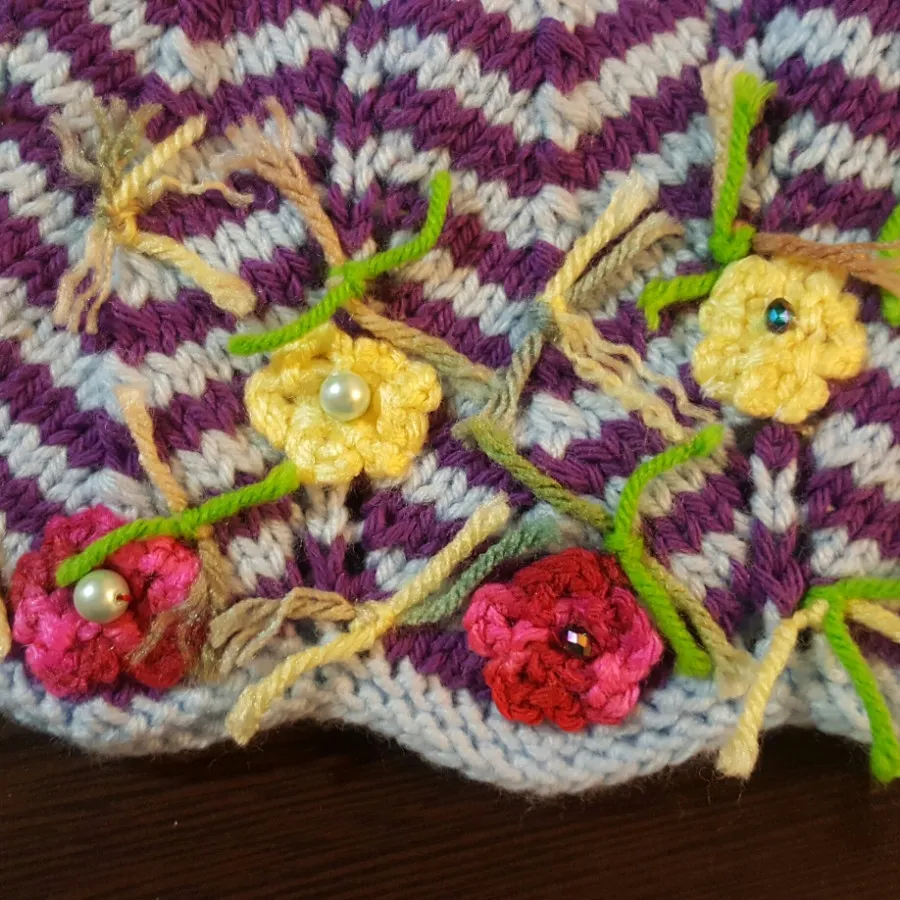 کلاه بافتنی دست باف