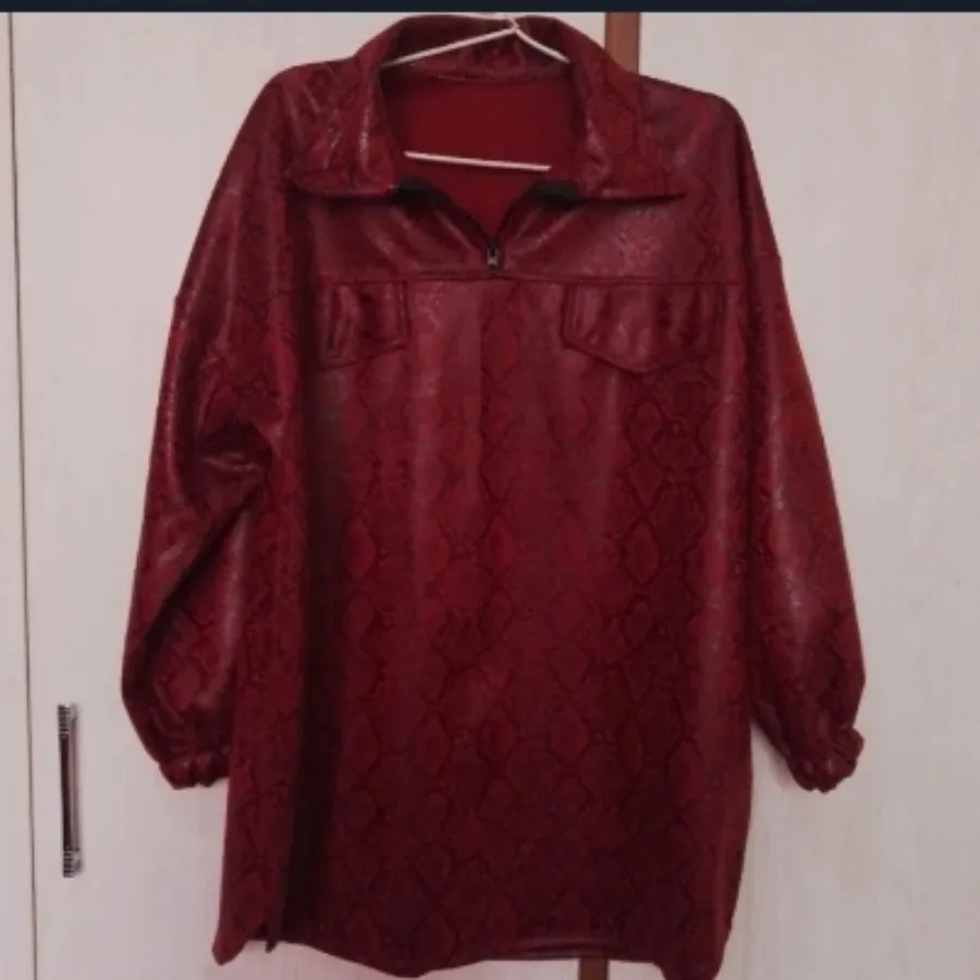 شومیز طرح چرم پوسماری