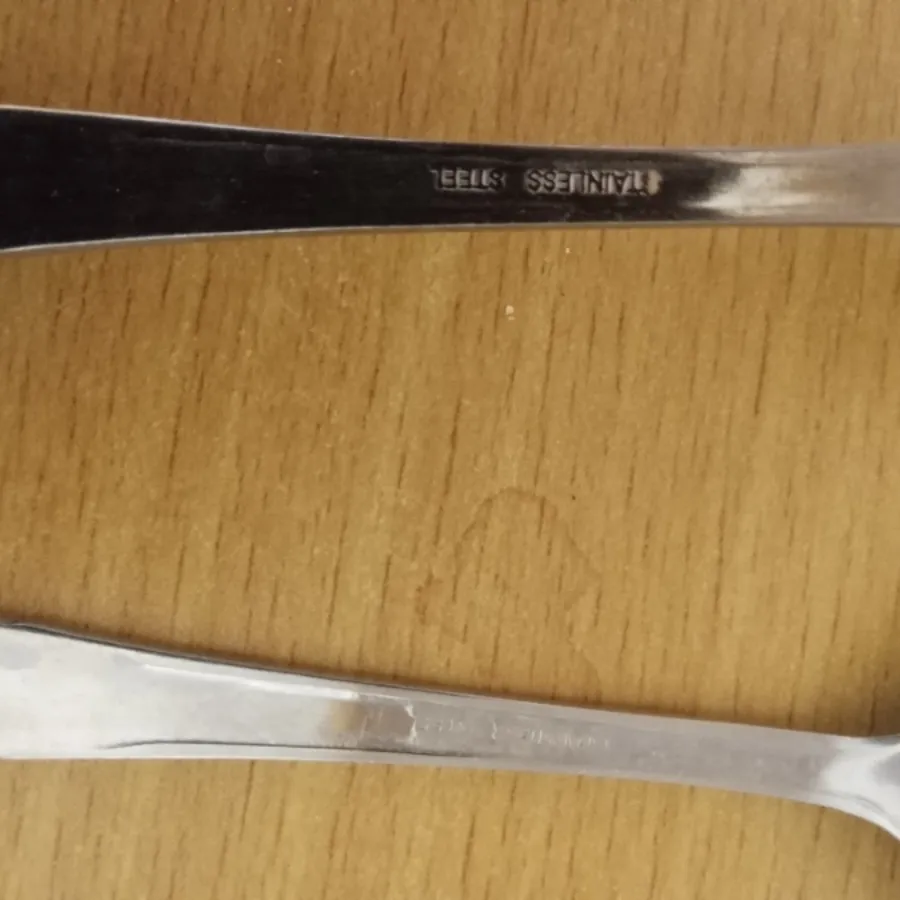 قاشق و چنگال استیل