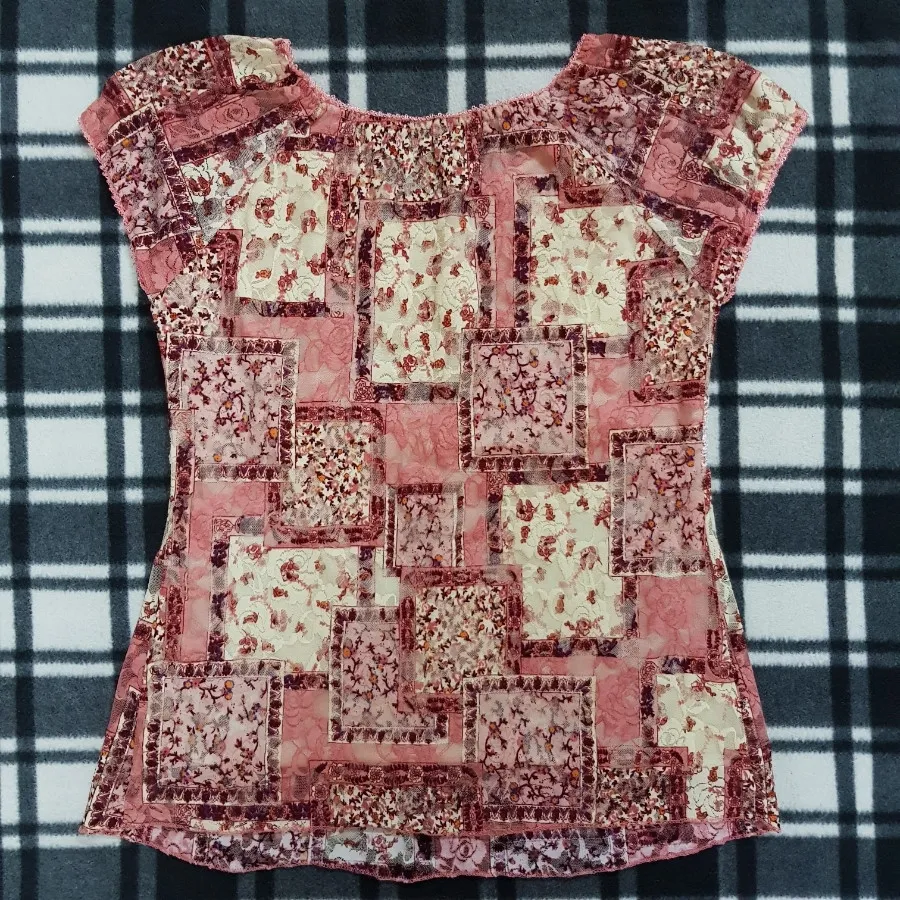 بلوز گیپوری آستین حلقه