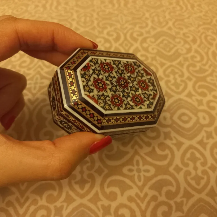 جعبه جواهر خاتم کاری