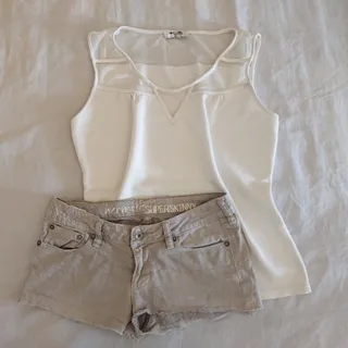 ست تاپ شلوارک