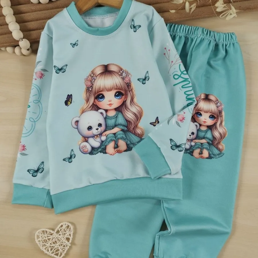 بلوز و شلوار پروانه و خرس