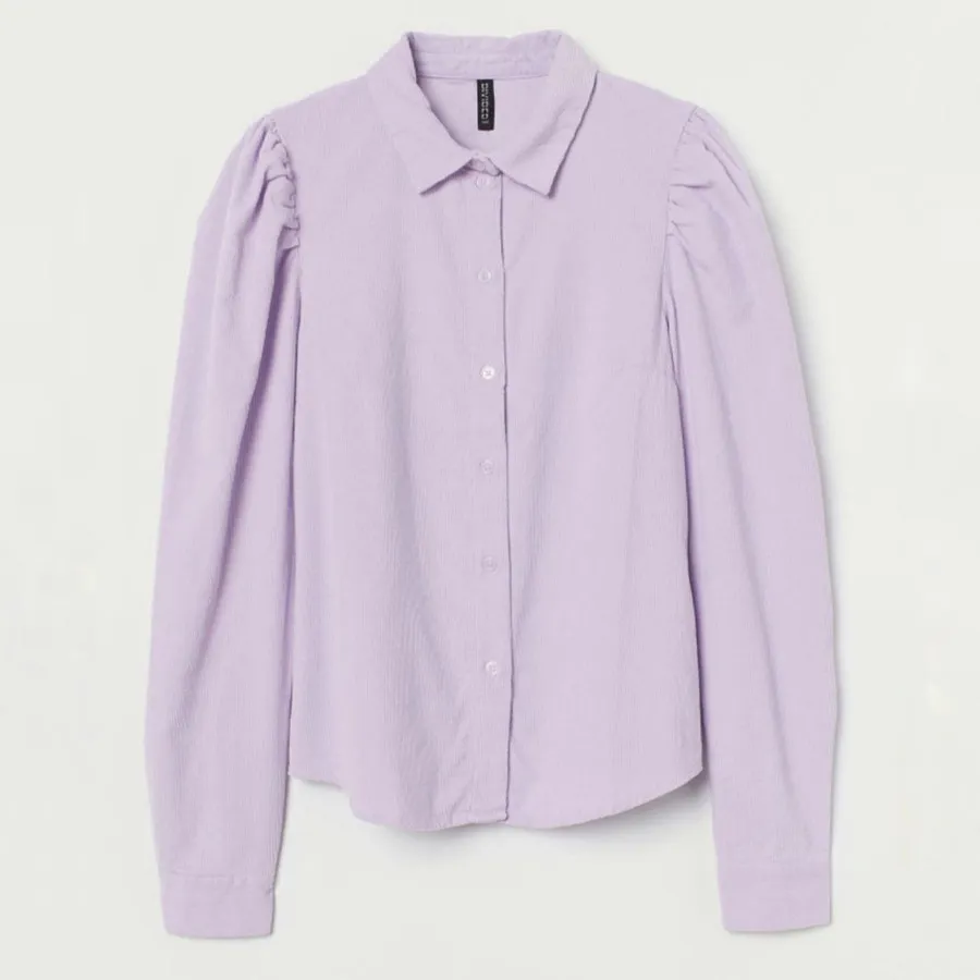 شومیز مخمل کبریتی H&M