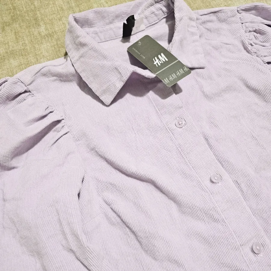 شومیز مخمل کبریتی H&M