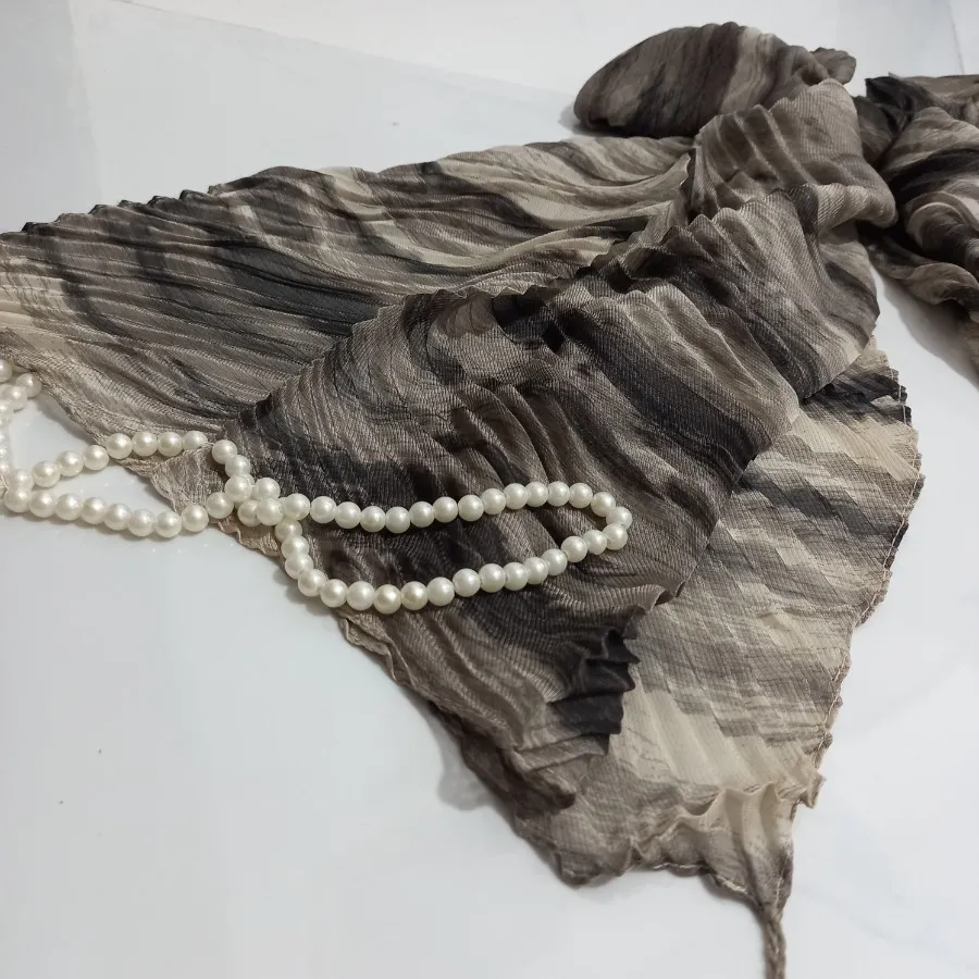 شال پلیسه آبرنگی