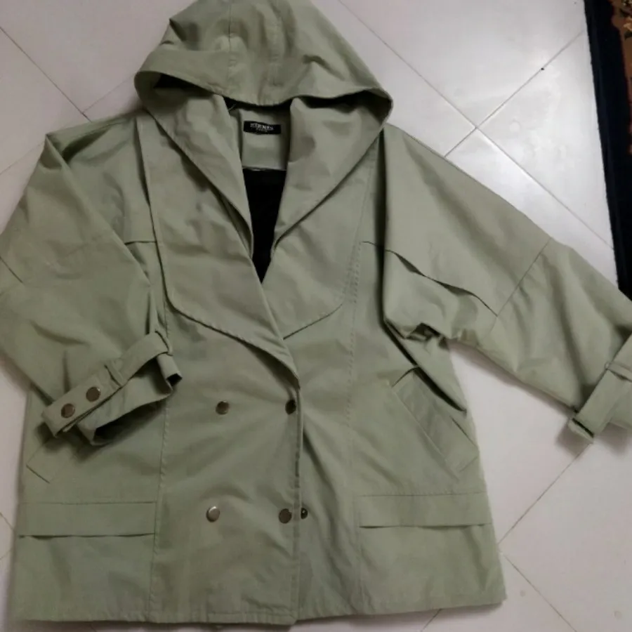 کاپشن سبز حالت  ماچایی