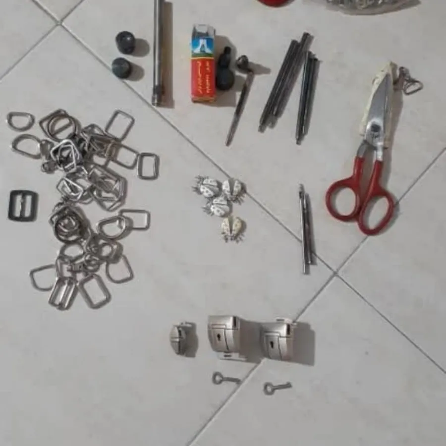 وسایل دوخت کیف چرمی