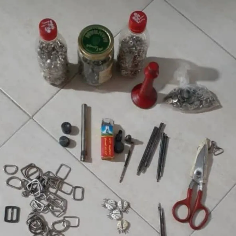 وسایل دوخت کیف چرمی