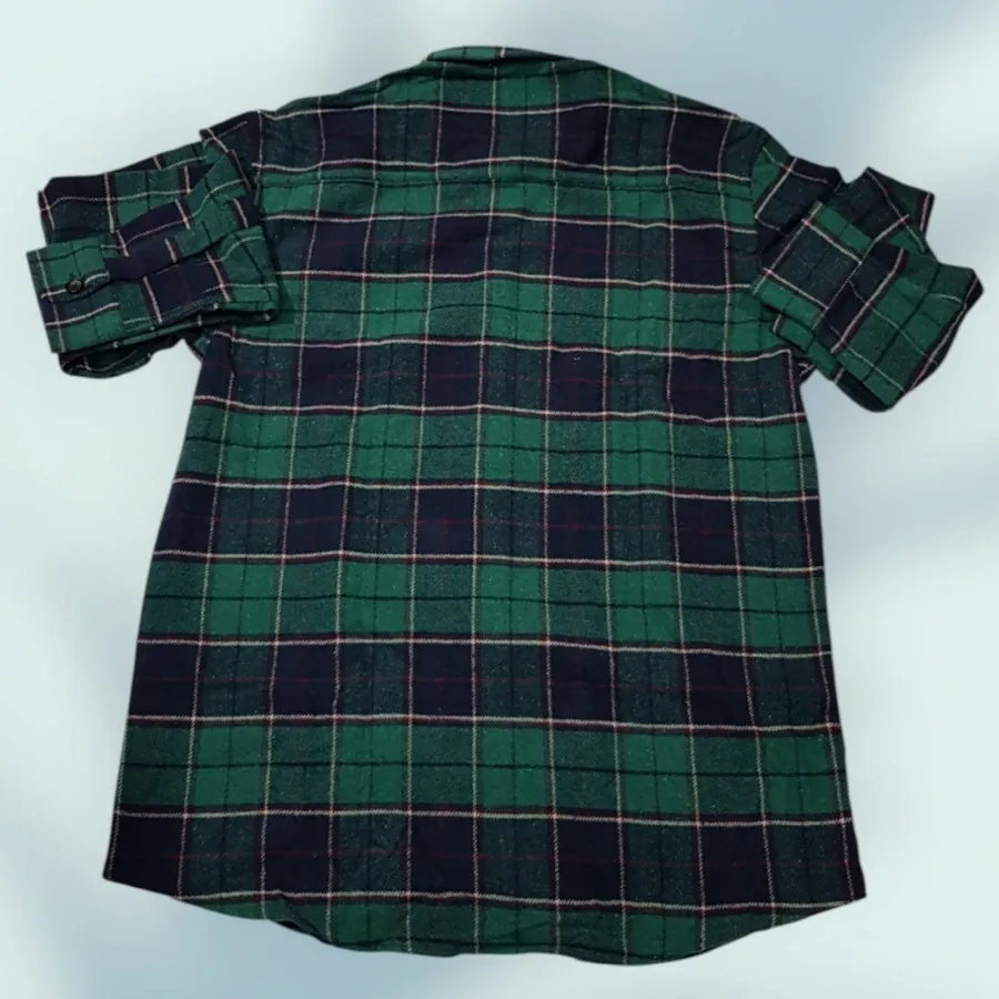 پیراهن پشمی چهارخانه