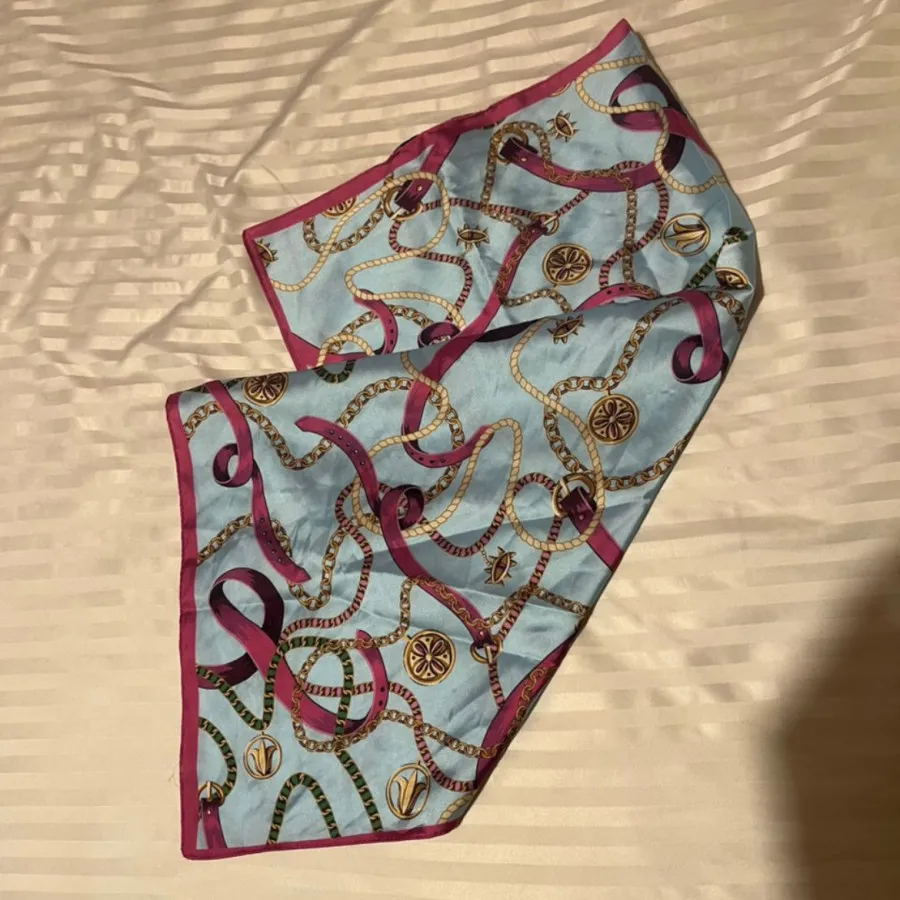 مینی اسکارف ساتن ابریشم