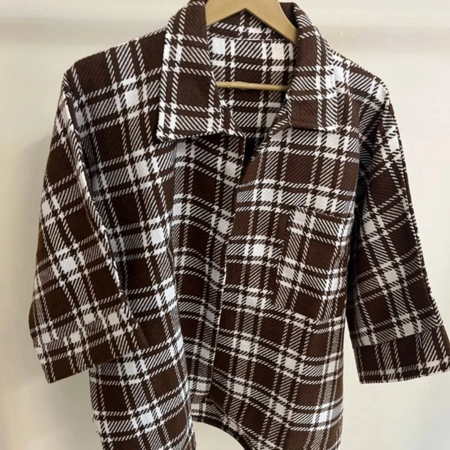 کت چارخونه پاییزه