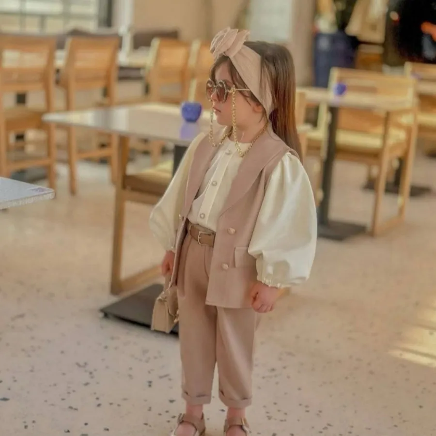 شومیز شلوار جلیقه 4 تیکه