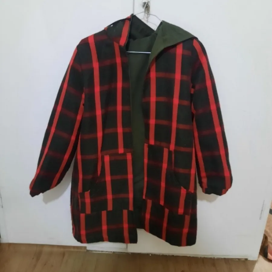 بارانی دو رو کلاهدار