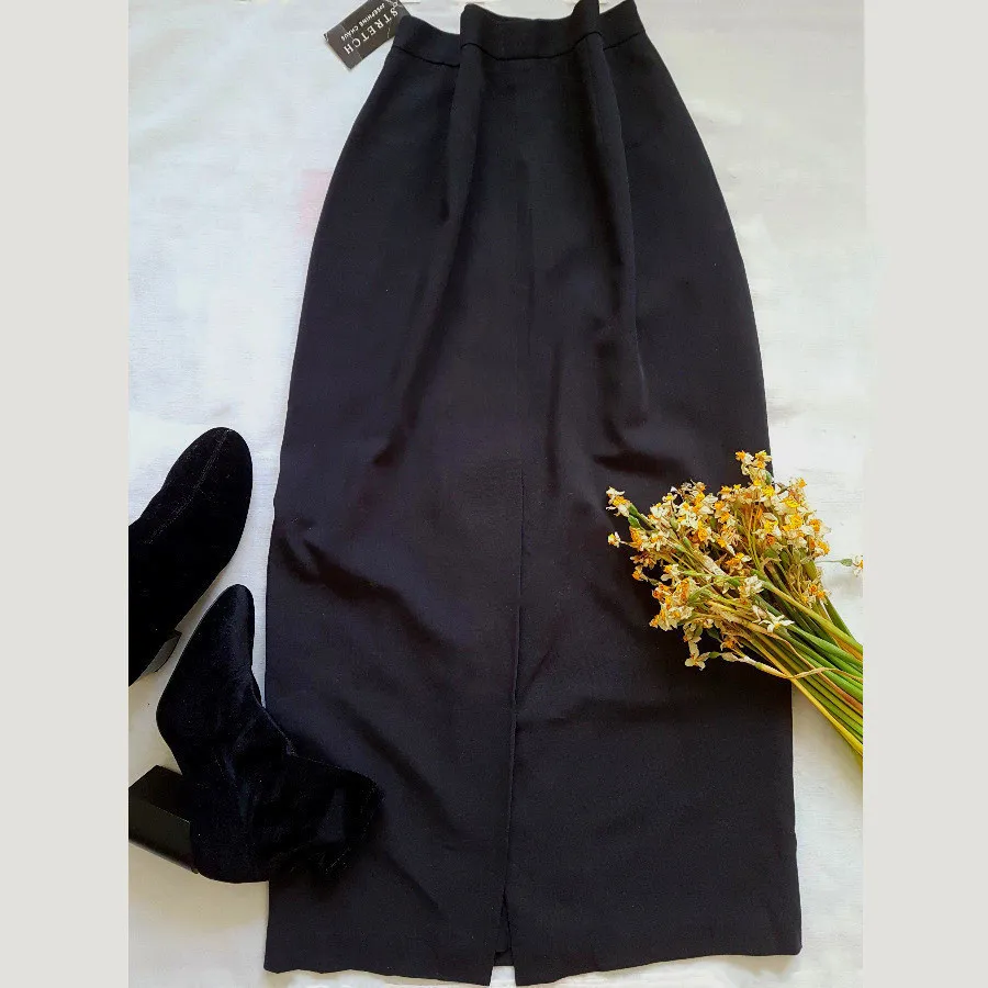 دامن آستردار بلند فاستونی