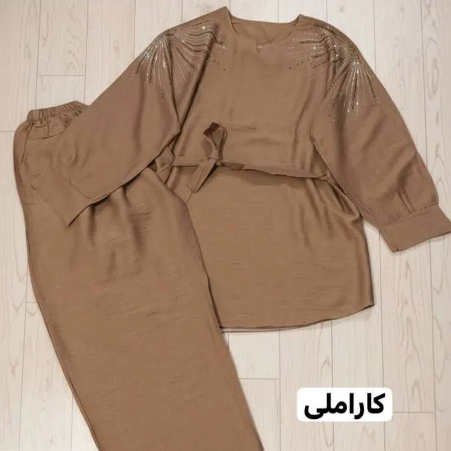 ست تونیک شلوار طاووس