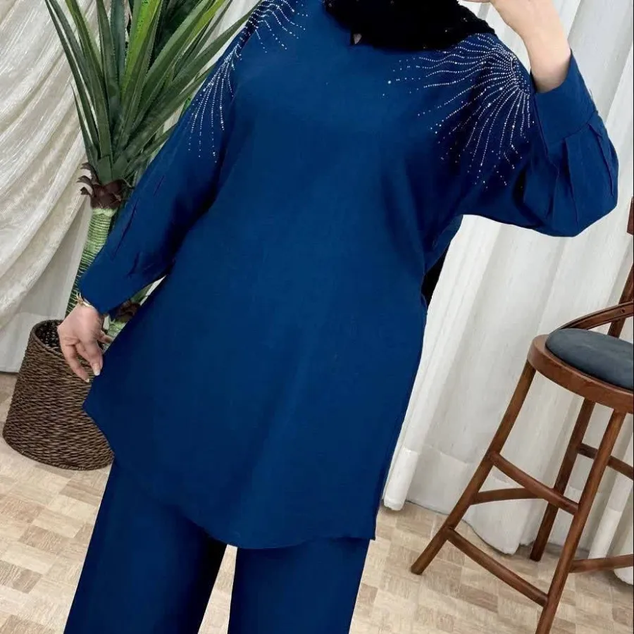 ست تونیک شلوار طاووس