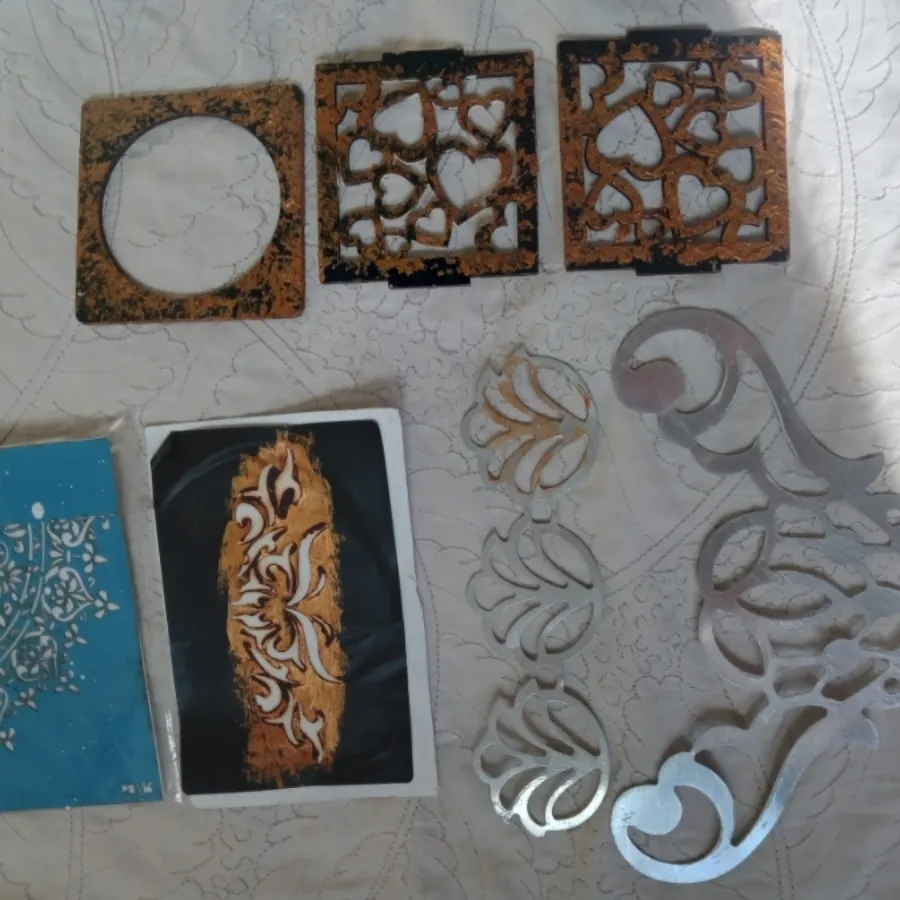 استنسیل فلزی هنری