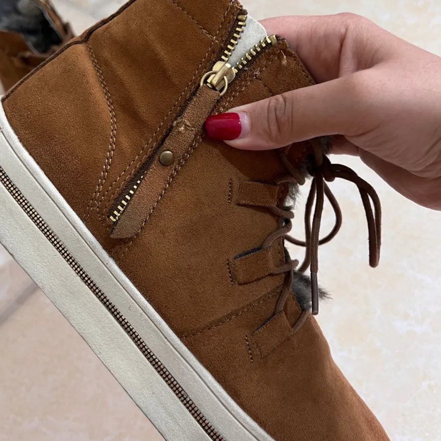 نیم بوت جیر قهوه ای عسلی