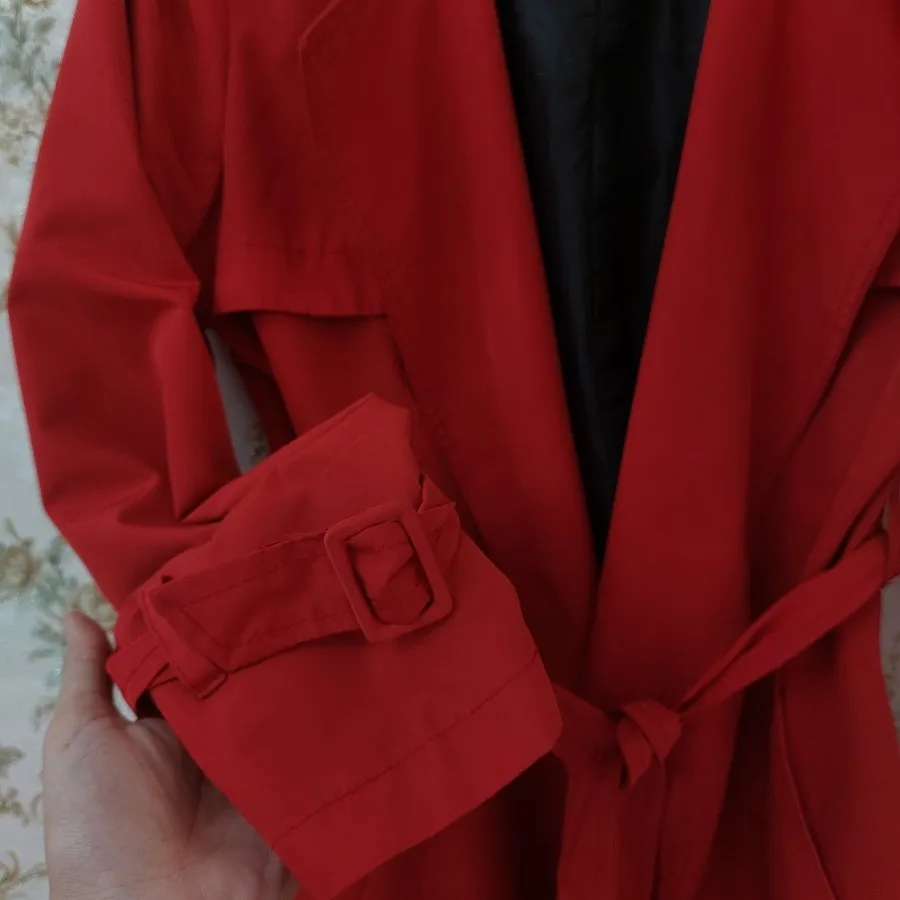 بارانی قرمز زارا