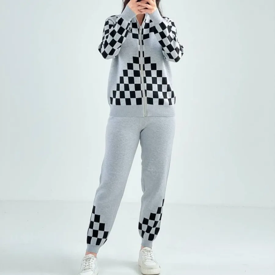 ست بلوزشلواربافت گرم