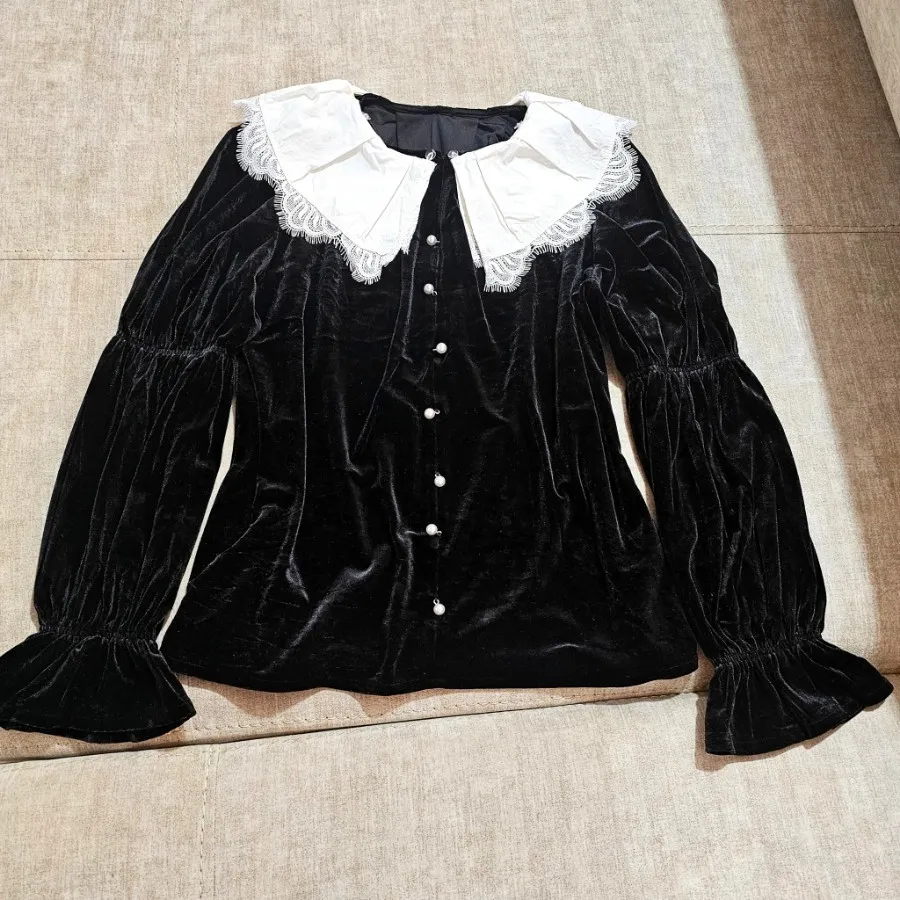 شومیز مخمل وارداتی