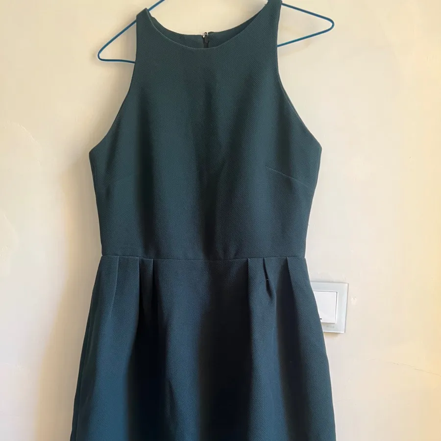 پیراهن سبز آستر دار