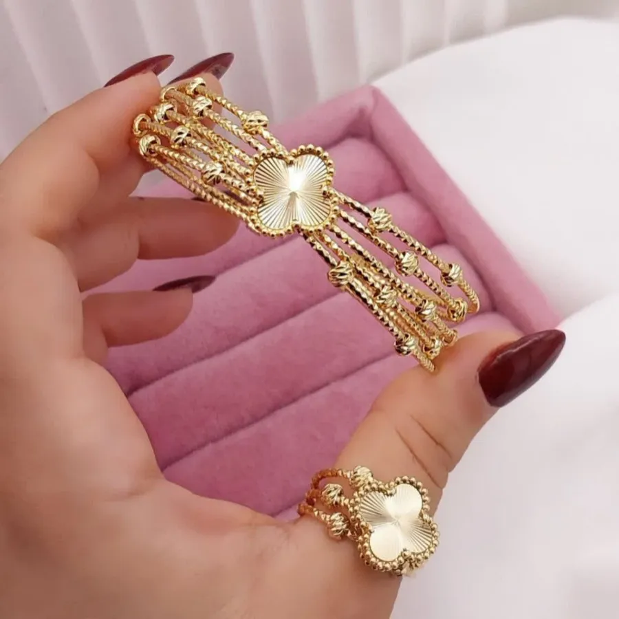 ست دستبندو انگشتر ون کلیف