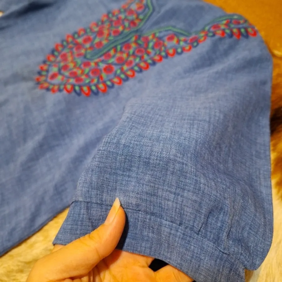 شومیز گلدوزی