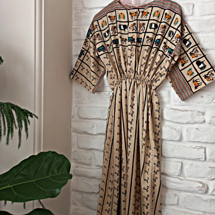 پیراهن بلند طرح هندی