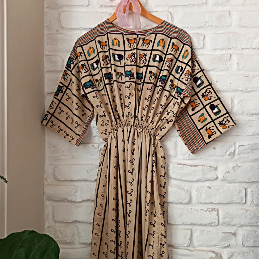 پیراهن بلند طرح هندی