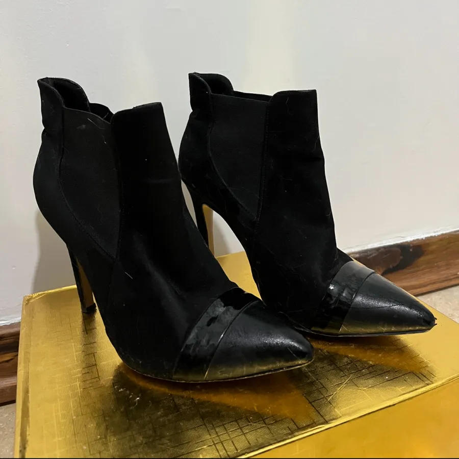 نیم بوت پاشنه دار شیک