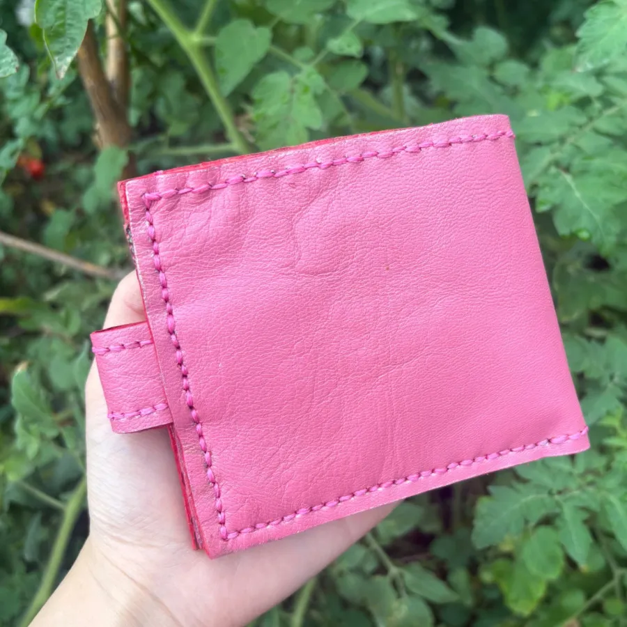 کیف پول چرم دست دوز