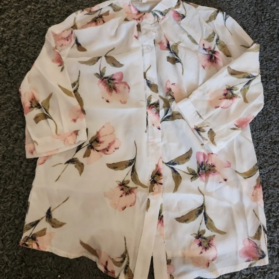 شومیز فلورال حریر