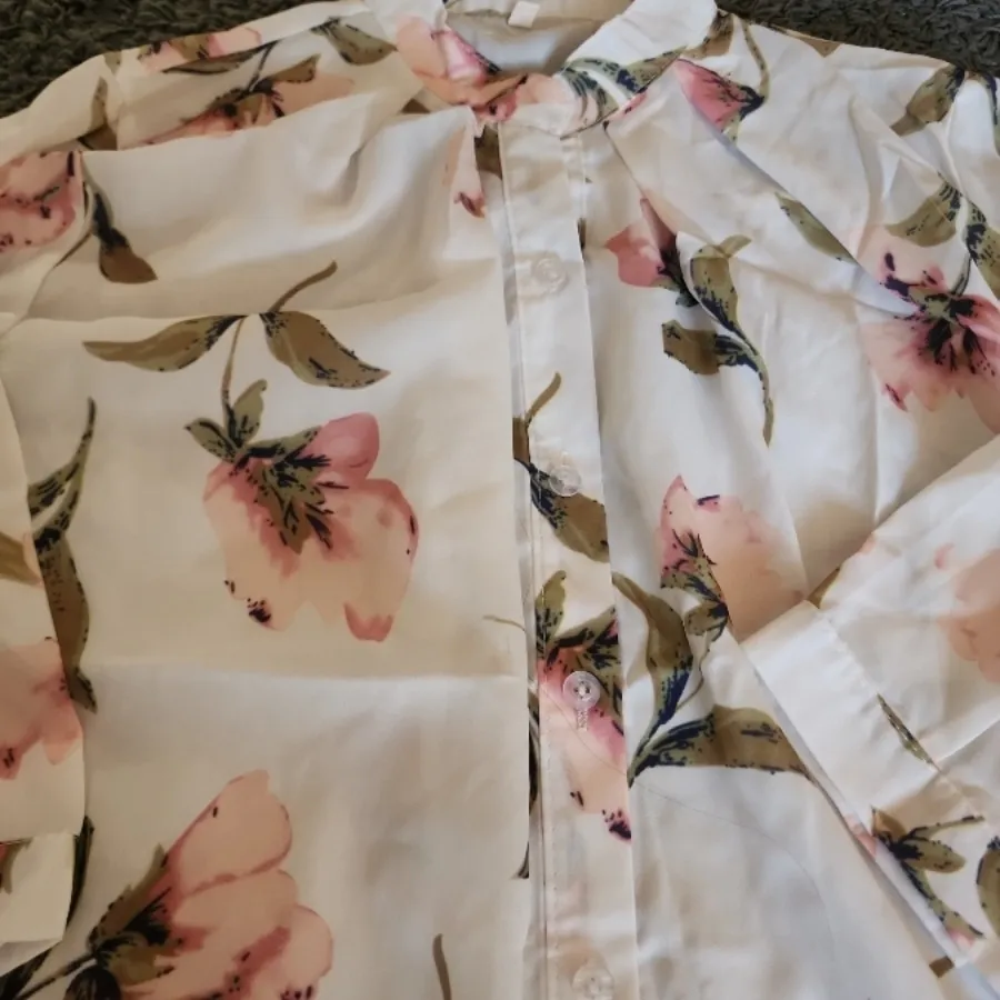 شومیز فلورال حریر