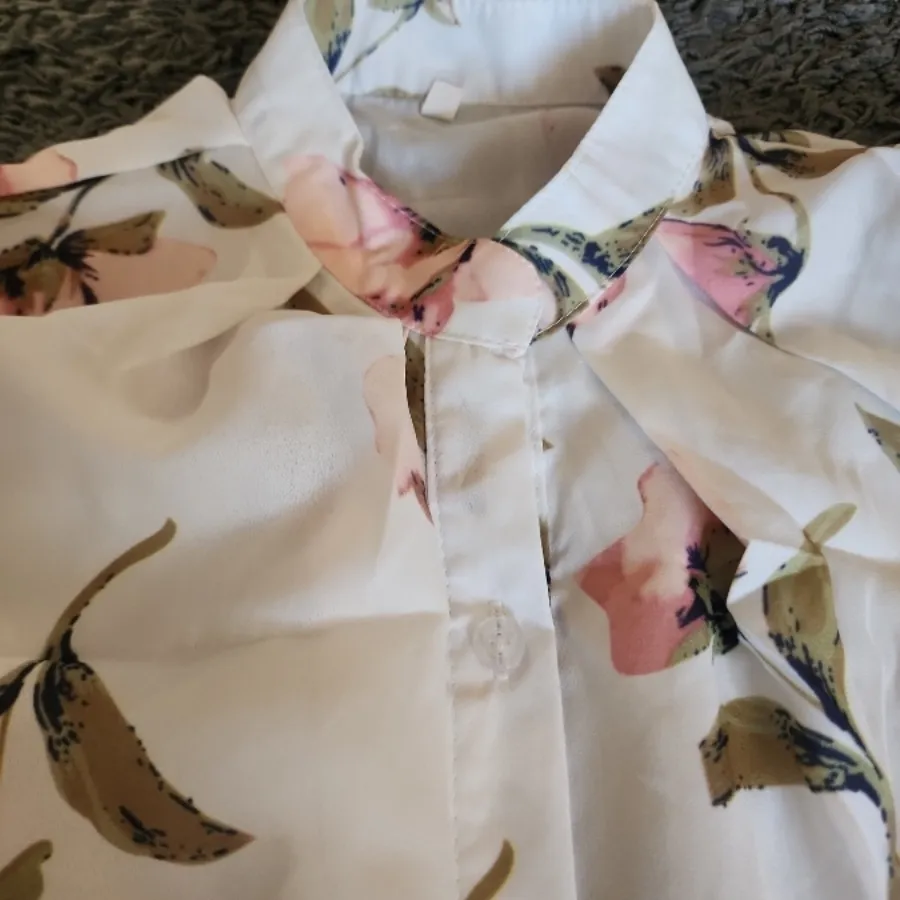 شومیز فلورال حریر